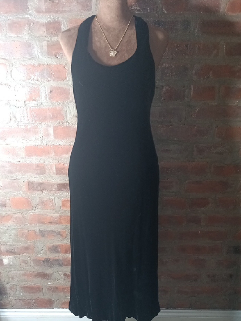 Banana Republic Black Racerback Maxi Dress Sleeveless 6P